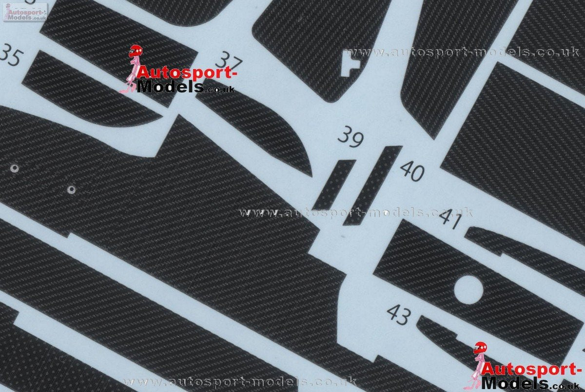 Studio27 St27 Cd20003 Fw16 Carbon Decal For Fujimi 1/20 Plastic Car Model Decal- Japan Figure Store - #1 Bring To You The Best Japanese Goods