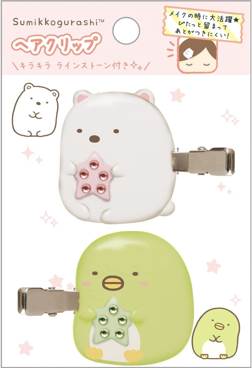 Sumikko Gurashi Hair Clip Polar Bear Penguin? Fe34401- Japan Figure Store - #1 Bring To You The Best Japanese Goods