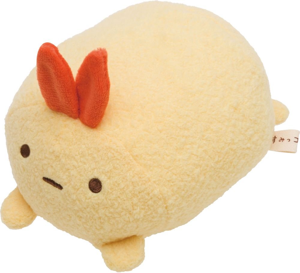Plush Doll Sumikko Gurashi Super Squishy Doll Mx Crumbed Prawn Tail- Japan Figure Store - #1 Bring To You The Best Japanese Goods