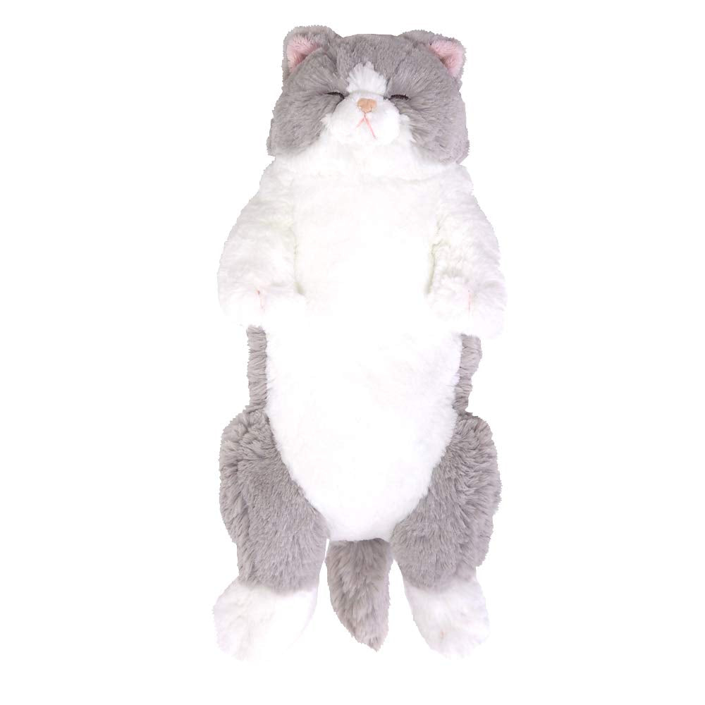 SUNLEMON Plush Doll Knee Cat Sleeping Gray- Japan Figure Store - #1 Bring To You The Best Japanese Goods