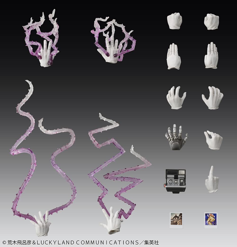 Medicos Entertainment Jojo'S Bizarre Adventure Part 3 Joseph Joestar & Iggy Action Figure (150Mm & 35Mm) Japan- Japan Figure Store - #1 Bring To You The Best Japanese Goods