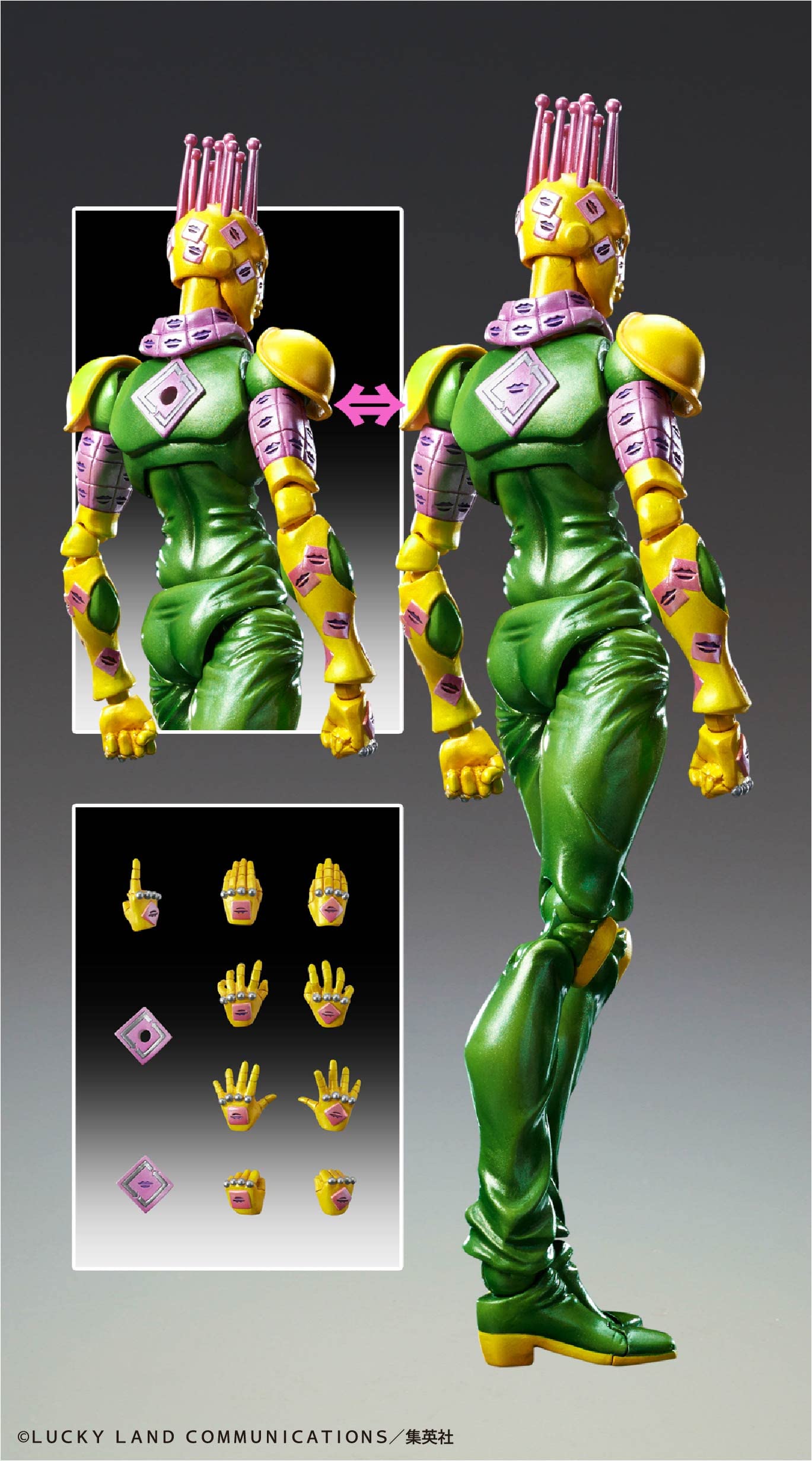 MEDICOS Super Action Statue Kiss Figure Jojo'S Bizarre Adventure: Stone Ocean- Japan Figure Store - #1 Bring To You The Best Japanese Goods