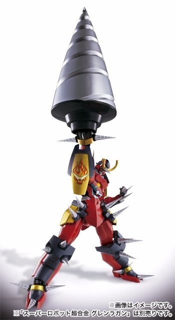 Super Robot Chogokin Gurren Lagann Otoko No Drill Set Bandai Tamashii Nations- Japan Figure Store - #1 Bring To You The Best Japanese Goods