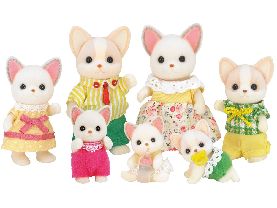 Epoch Sylvanian Families Chihuahua Family Dollhouse Toy FS-14 Safe for 3 years and up- Japan Figure Store - #1 Bring To You The Best Japanese Goods