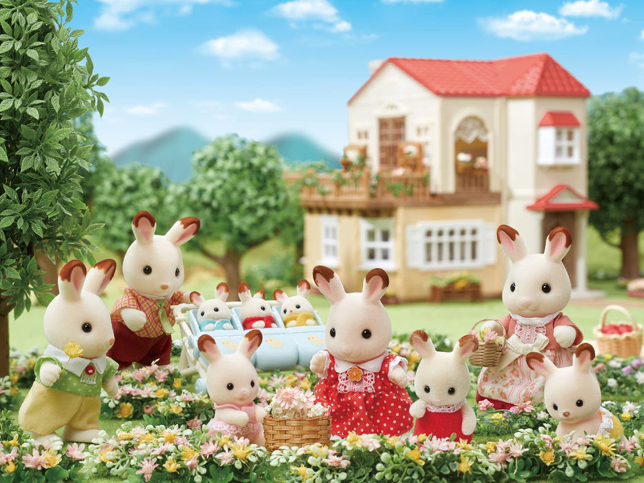 Epoch Sylvanian Families Chocolat Rabbit Doll | St Mark Certified Toy for 3 + Years- Japan Figure Store - #1 Bring To You The Best Japanese Goods