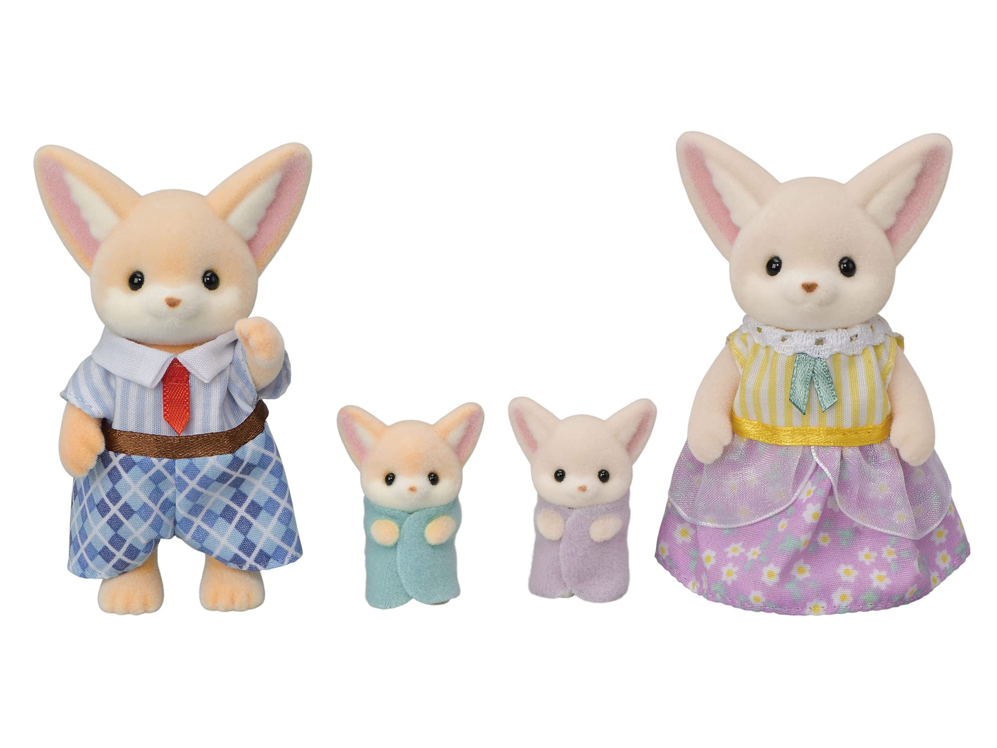 Epoch Sylvanian Families Fennec Doll Family FS-48 Toy Dollhouse for Ages 3+- Japan Figure Store - #1 Bring To You The Best Japanese Goods