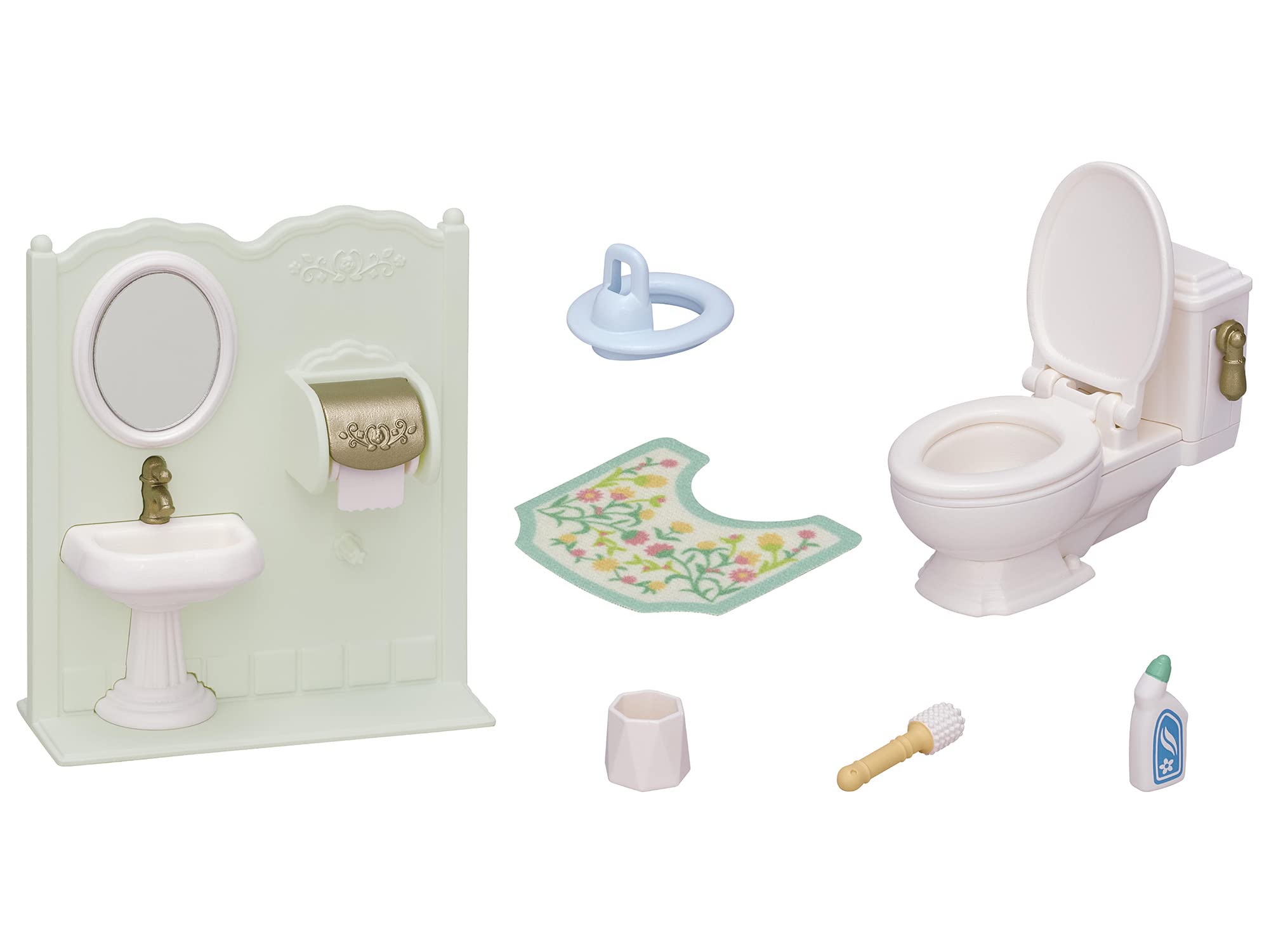 Epoch Sylvanian Families Toilet Set Car-629 St Mark Certified Age 3+ Dollhouse Toy- Japan Figure Store - #1 Bring To You The Best Japanese Goods