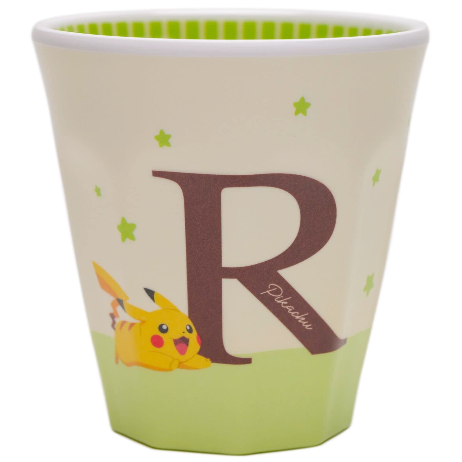 T'S FACTORY Pokemon Initial Melamine Cup Pikachu R- Japan Figure Store - #1 Bring To You The Best Japanese Goods
