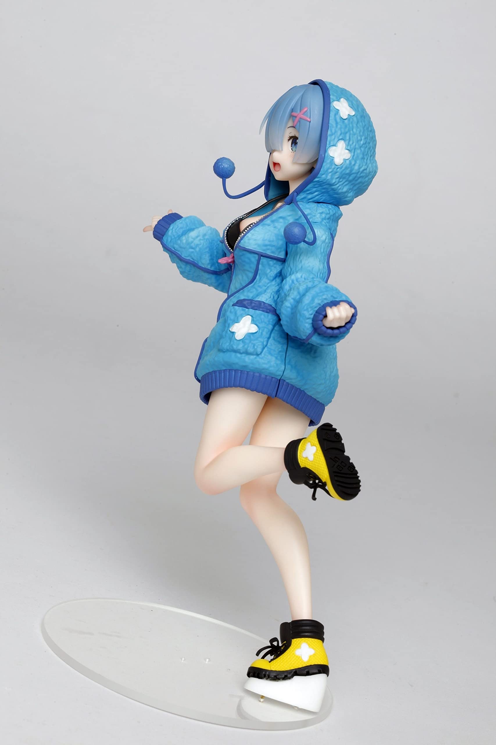 Taito ReZero Fluffy Parka Figure Rem Ver- Japan Figure Store - #1 Bring To You The Best Japanese Goods
