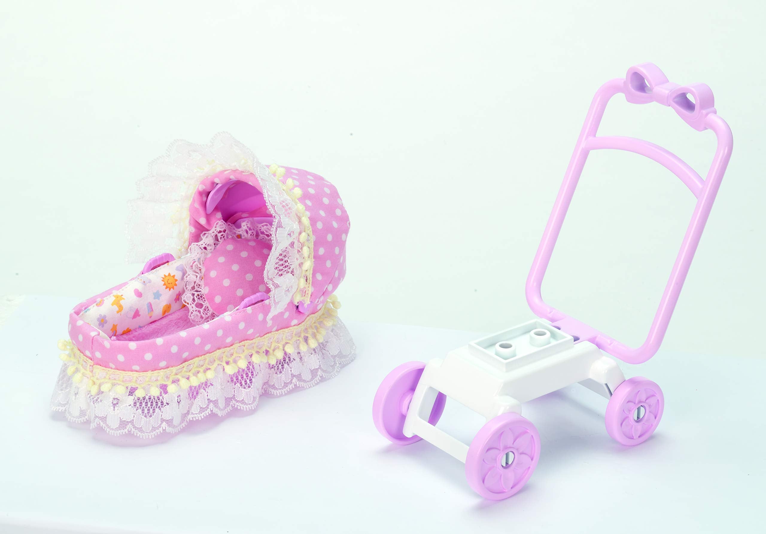TAKARA TOMY Licca Doll Triplet Babies` Stroller- Japan Figure Store - #1 Bring To You The Best Japanese Goods