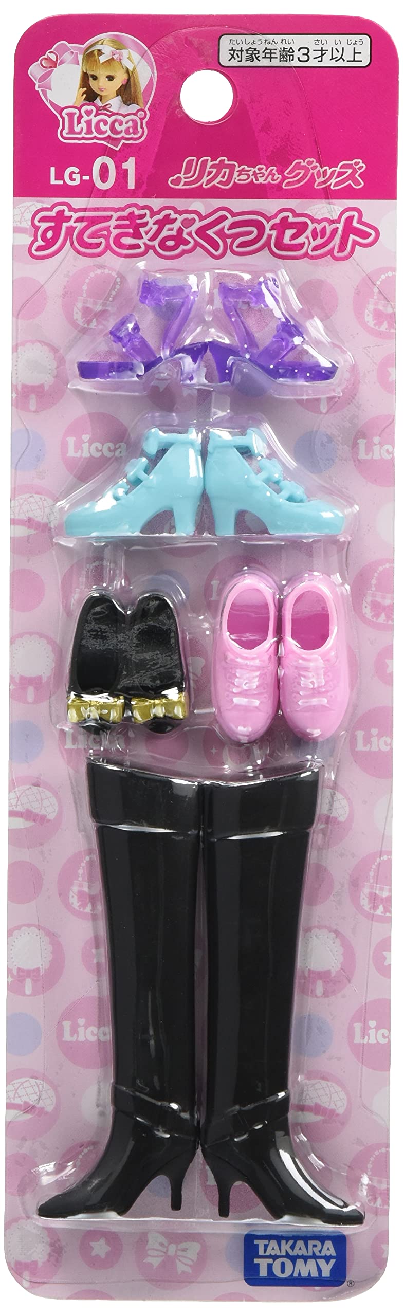 TAKARA TOMY Licca Doll Lovely Shoes Set- Japan Figure Store - #1 Bring To You The Best Japanese Goods