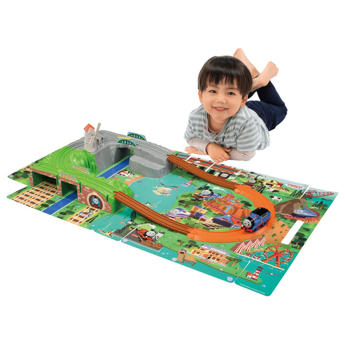 Takara Tomy Plarail Thomas Gogo Thomas Outing 3D Map Train Train Toy Ages 3 And Up Passed Toy Safety Standards St Mark Certified Plarail Takara Tomy- Japan Figure Store - #1 Bring To You The Best Japanese Goods