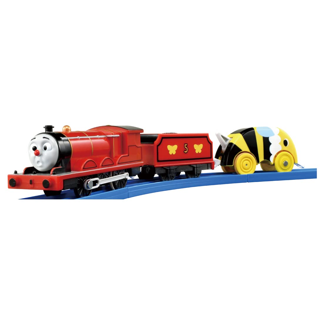 Takara Tomy Plarail Thomas Ts-14 Plarail James And Honeybee Race Train Train Toy 3 Years Old And Up Passed Toy Safety Standards St Mark Certified Plarail Takara Tomy- Japan Figure Store - #1 Bring To You The Best Japanese Goods