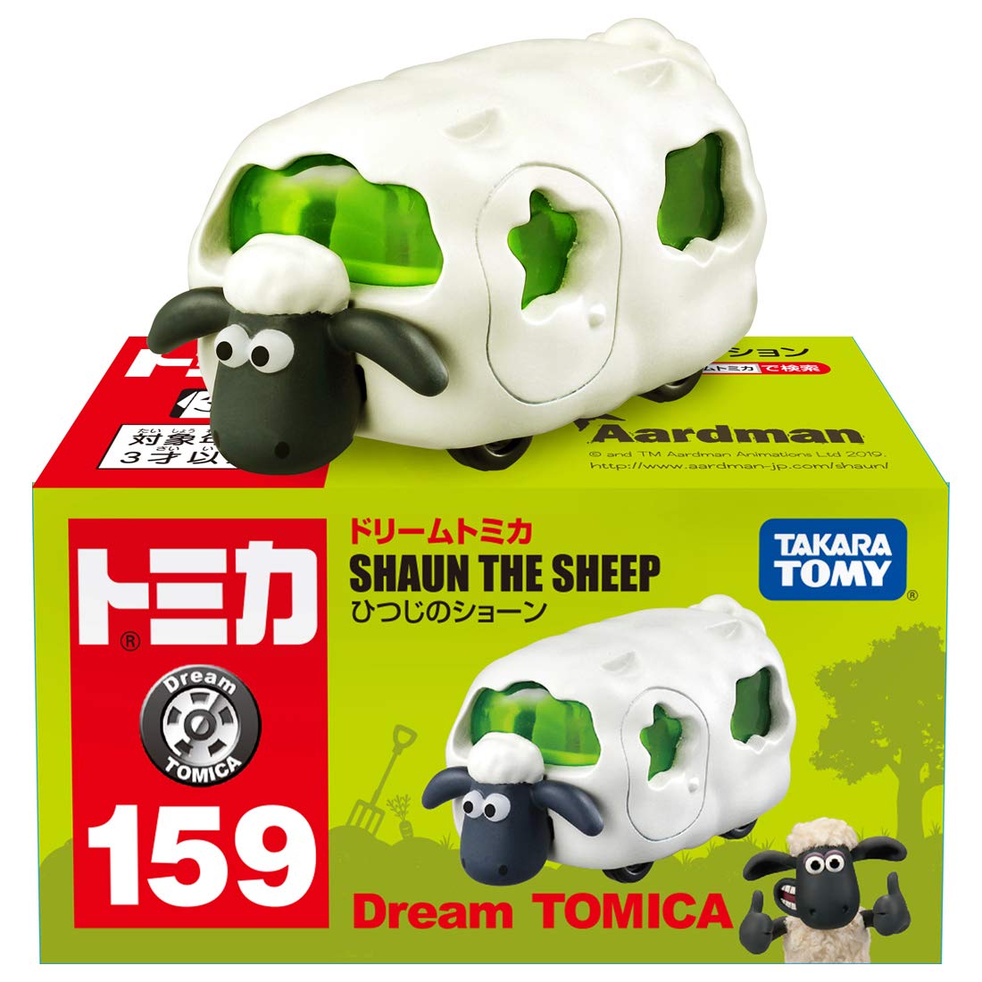 Takara Tomy Dream Tomica 159 Shaun The Sheep 114239 Japanese Cute Car Model- Japan Figure Store - #1 Bring To You The Best Japanese Goods