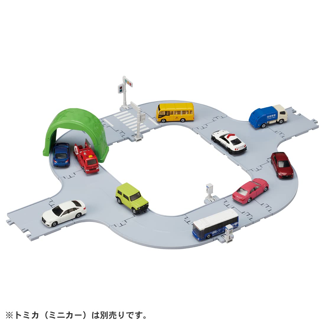 TAKARA TOMY Tomica World Tomica Town Easy To Assemble Basic Road Set- Japan Figure Store - #1 Bring To You The Best Japanese Goods