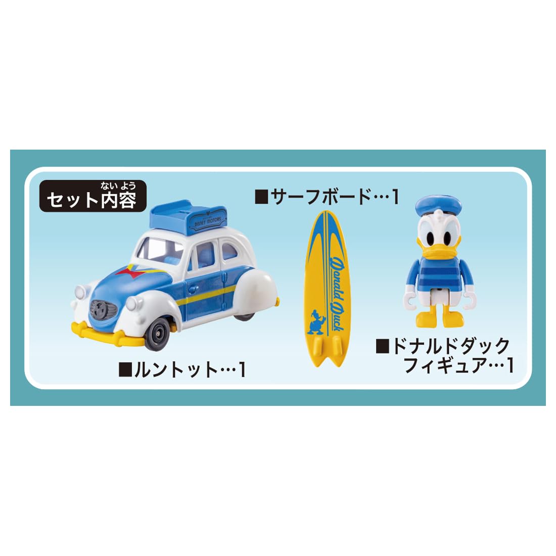 Takara Tomy Tomica Dream No.179 Disney Motors Runtotto Donald Duck Toy 3+- Japan Figure Store - #1 Bring To You The Best Japanese Goods
