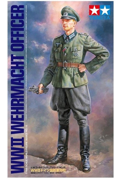 TAMIYA 36315 Wwii Wehrmacht Officer 1/16 Scale Kit Figure- Japan Figure Store - #1 Bring To You The Best Japanese Goods
