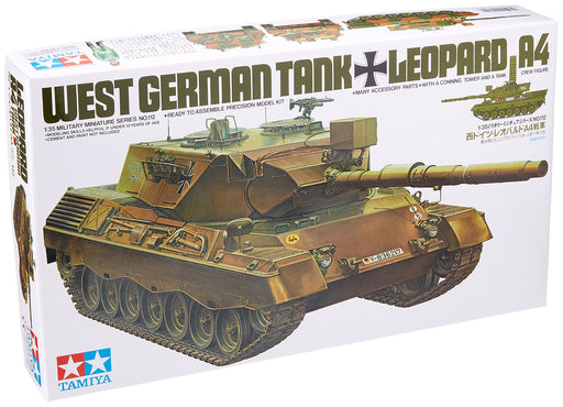 TAMIYA 35112 West German Tank Leopard A4 1/35 Scale Kit- Japan Figure Store - #1 Bring To You The Best Japanese Goods
