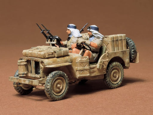 TAMIYA 35033 British Special Air Service Jeep 1/35 Scale Kit- Japan Figure Store - #1 Bring To You The Best Japanese Goods