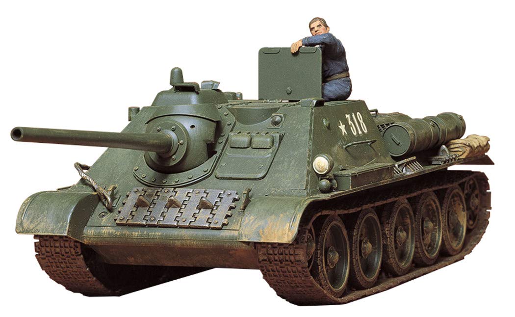 TAMIYA 35072 Russian Tank Destroyer Su-85 1/35 Scale Kit- Japan Figure Store - #1 Bring To You The Best Japanese Goods