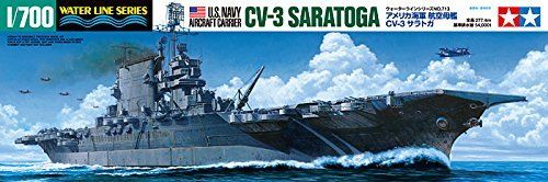 Tamiya 1/700 U.s.n. Aircraft Carrier Cv-3 Saratoga Model Kit- Japan Figure Store - #1 Bring To You The Best Japanese Goods