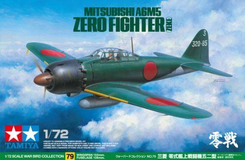 Tamiya 1/72 Mitsubishi A6m5 Zero Fighter Zeke Model 52 Model Kit Japan- Japan Figure Store - #1 Bring To You The Best Japanese Goods