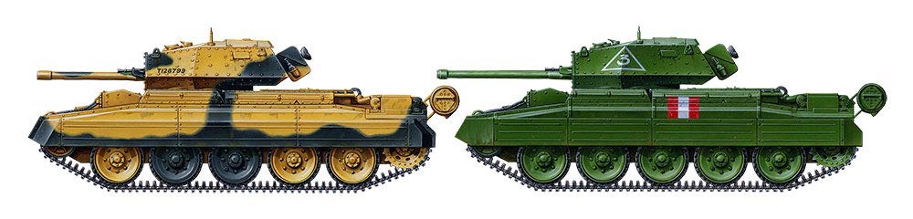 TAMIYA 32555 British Cruiser Tank Mk.Vi Crusader Mk.Iii 1/48 Scale Kit- Japan Figure Store - #1 Bring To You The Best Japanese Goods