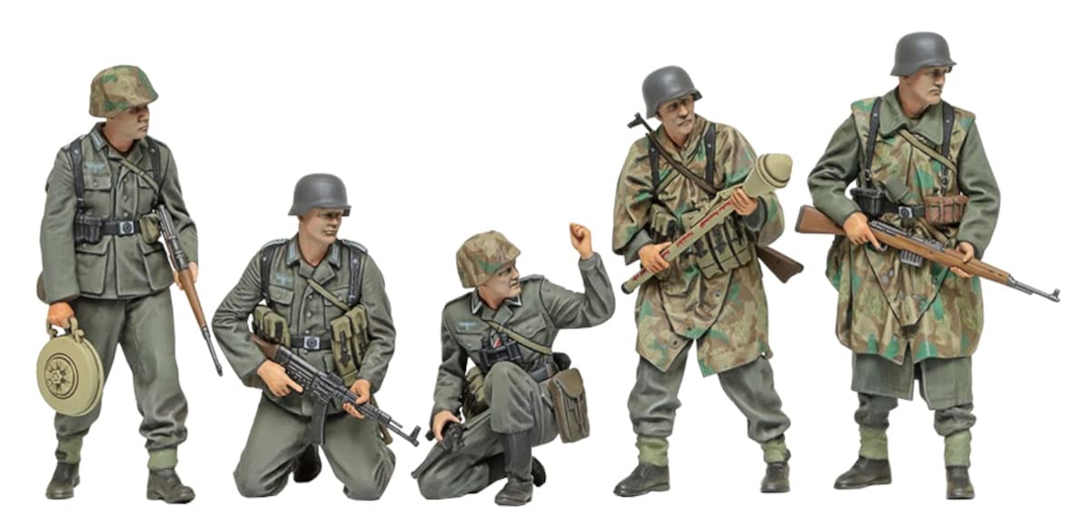 Tamiya 1/35 German Infantry Set Late War Plastic Model 35382 - Japan- Japan Figure Store - #1 Bring To You The Best Japanese Goods