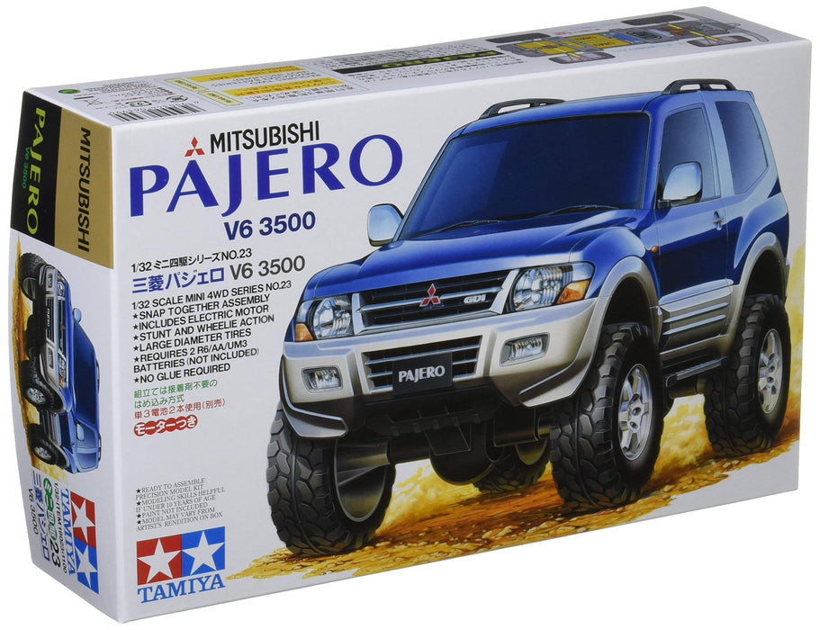 TAMIYA 19023 Mini 4Wd Mitsubishi Pajero V6 3500 1/32- Japan Figure Store - #1 Bring To You The Best Japanese Goods