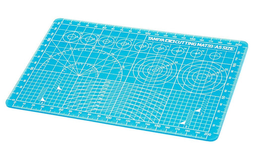 TAMIYA 74142 Craft Tools Cutting Mat A5/ Blue- Japan Figure Store - #1 Bring To You The Best Japanese Goods