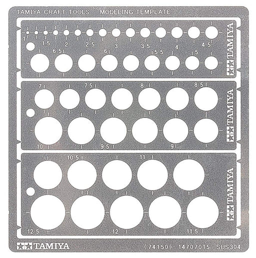 Tamiya Craft Tool Series No.150 Modeling Plate (Circle 1-12.5Mm) Plastic Model Tool 74150- Japan Figure Store - #1 Bring To You The Best Japanese Goods