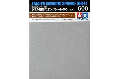 TAMIYA 87148 Sanding Sponge Sheet 600- Japan Figure Store - #1 Bring To You The Best Japanese Goods