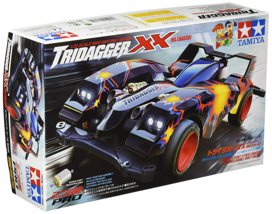 TAMIYA 18629 Mini 4Wd Tridagger Xx Ms Chassis 1/32- Japan Figure Store - #1 Bring To You The Best Japanese Goods