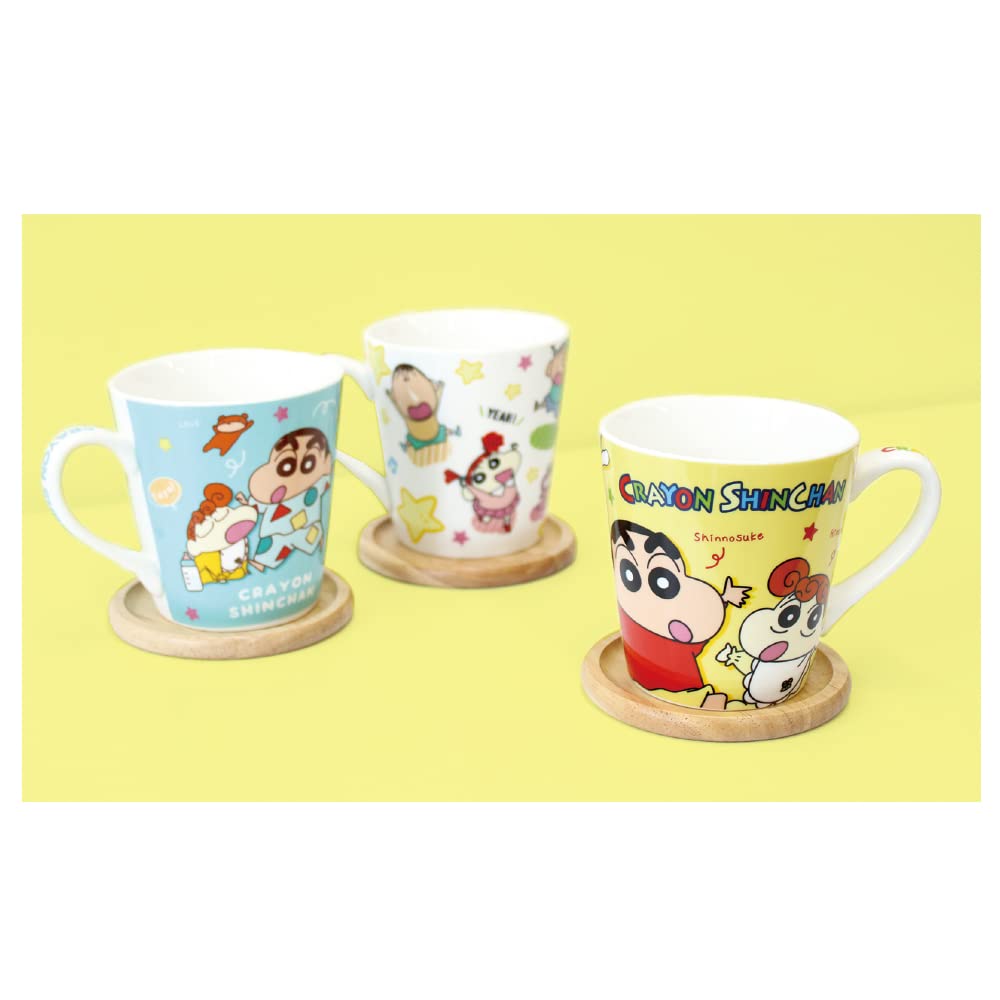 T's Factory Crayon Shin-Chan Mug KS-5524649CS H90xΦ88mm Chocobi Shower- Japan Figure Store - #1 Bring To You The Best Japanese Goods