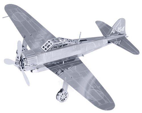 Tenyo Metallic Nano Puzzle Mitsubishi A6m Zero Model Kit- Japan Figure Store - #1 Bring To You The Best Japanese Goods