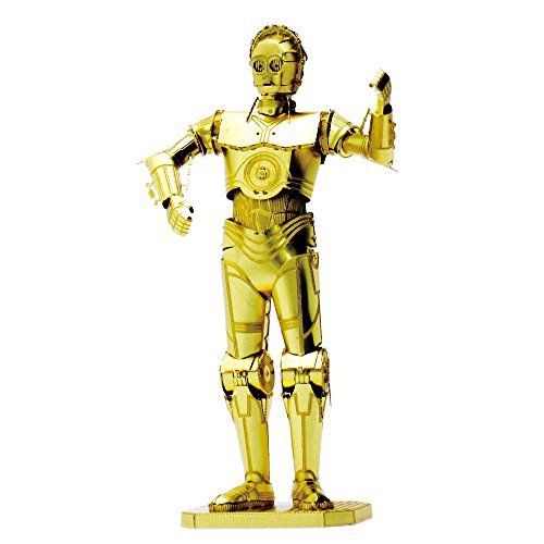 Tenyo Metallic Nano Puzzle Star Wars The Force Awakens C-3po Model Kit - Japan Figure