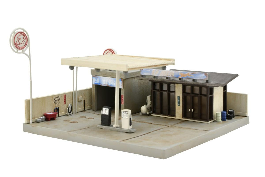 Tomytec Japan The Building Collection Kenkore 184 Closed Gas Station B Diorama Supplies- Japan Figure Store - #1 Bring To You The Best Japanese Goods