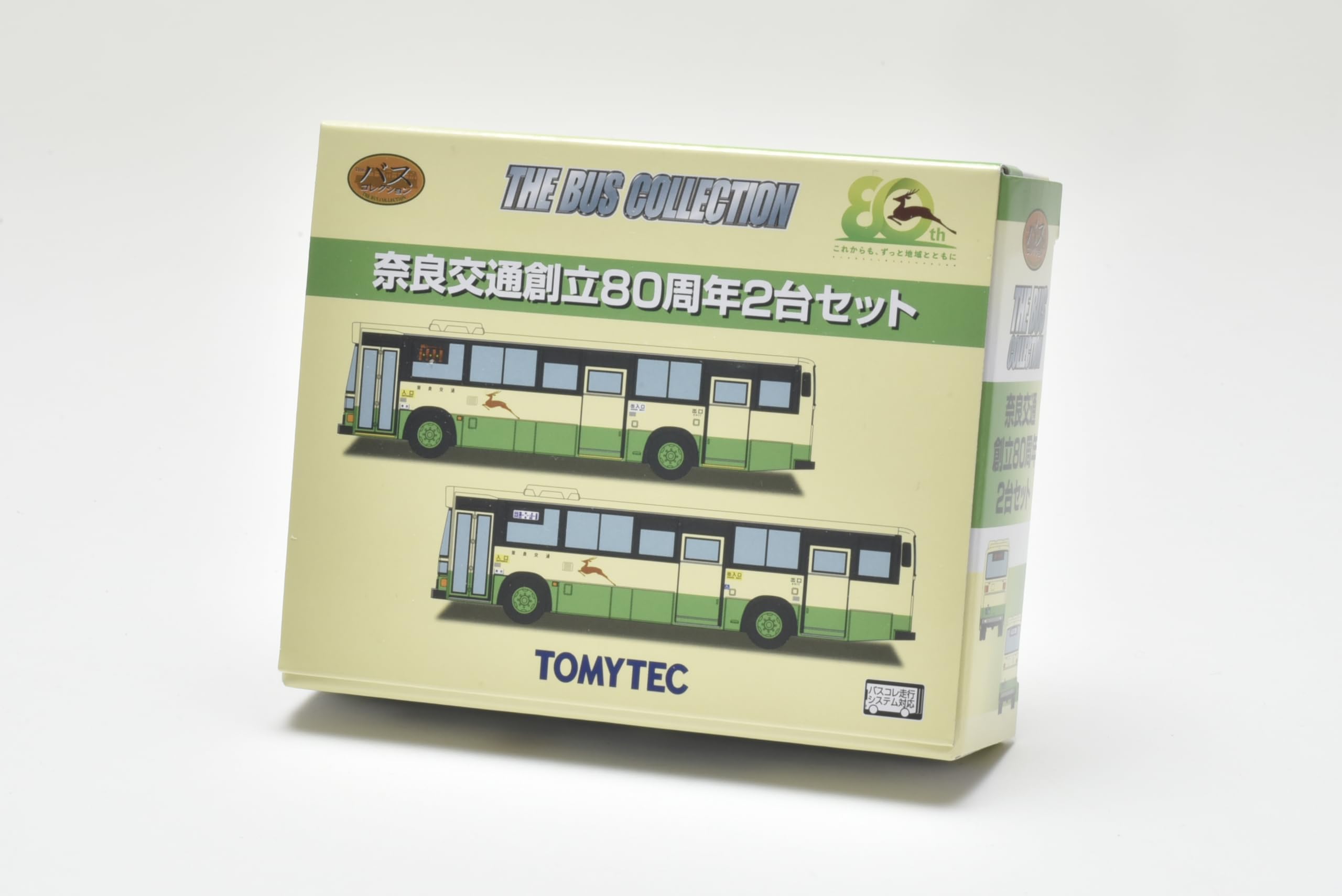 Tomytec Nara Kotsu 80th Anniversary Set Bus Collection Diorama Pack of 2- Japan Figure Store - #1 Bring To You The Best Japanese Goods