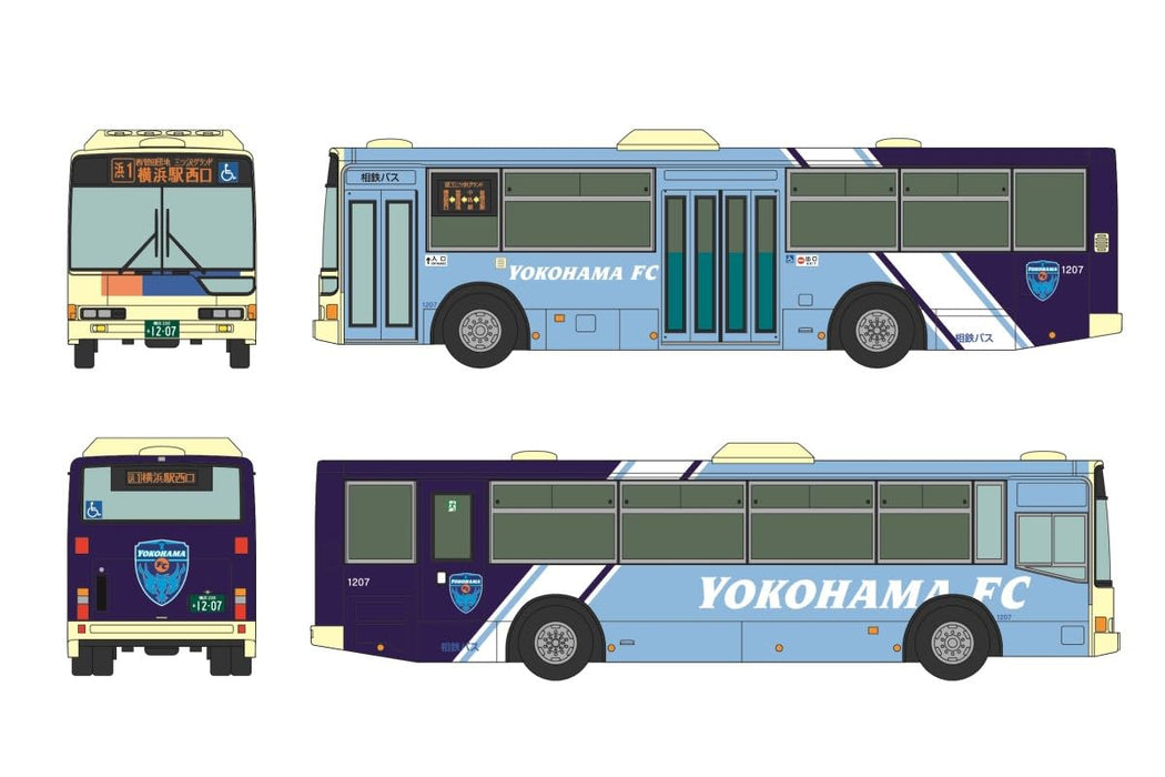 Tomytec Bus Collection Sotetsu Yokohama FC Diorama Supplies- Japan Figure Store - #1 Bring To You The Best Japanese Goods