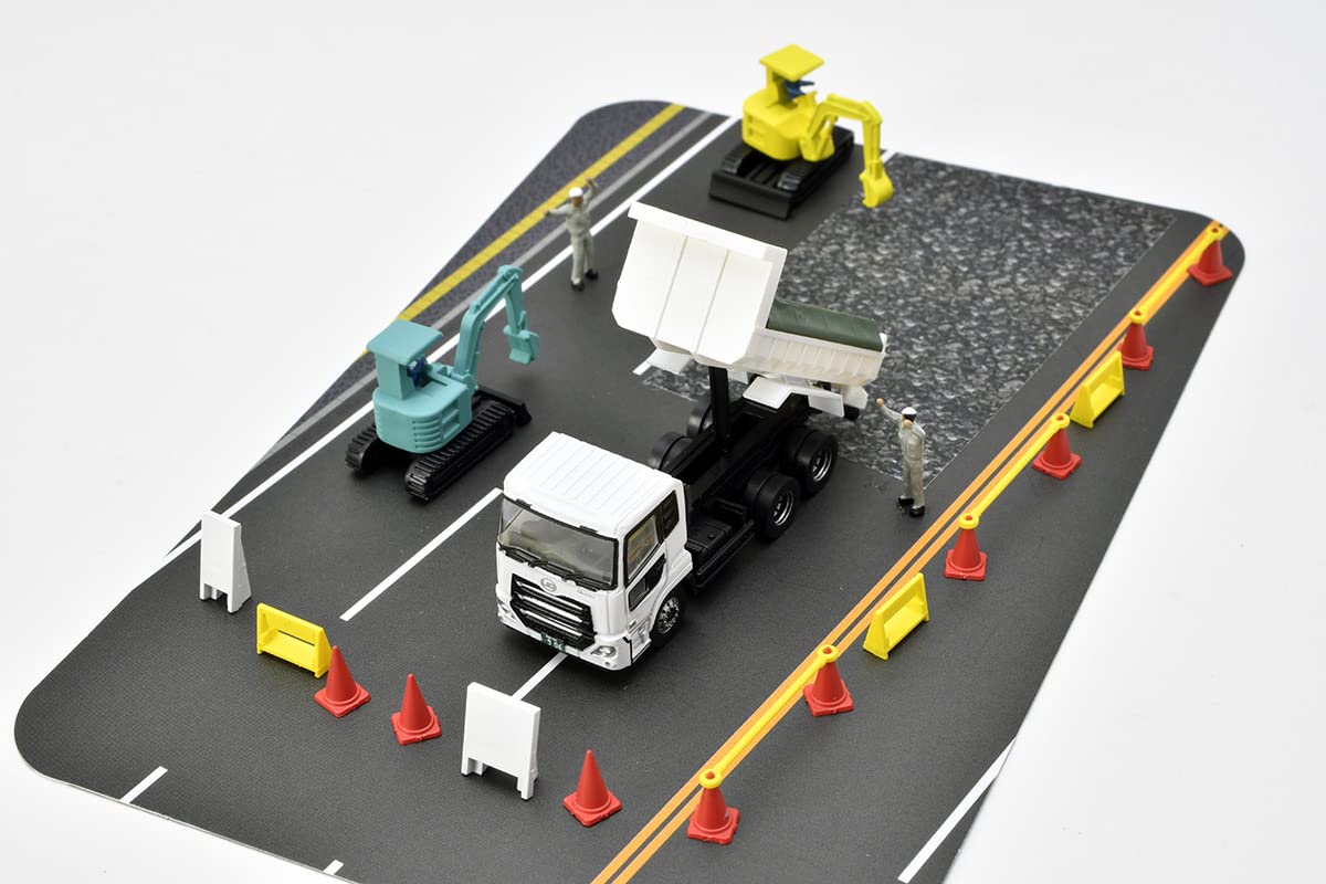 Tomytec Japan Truck Collection Diorama Set For Road Construction Site Dump- Japan Figure Store - #1 Bring To You The Best Japanese Goods