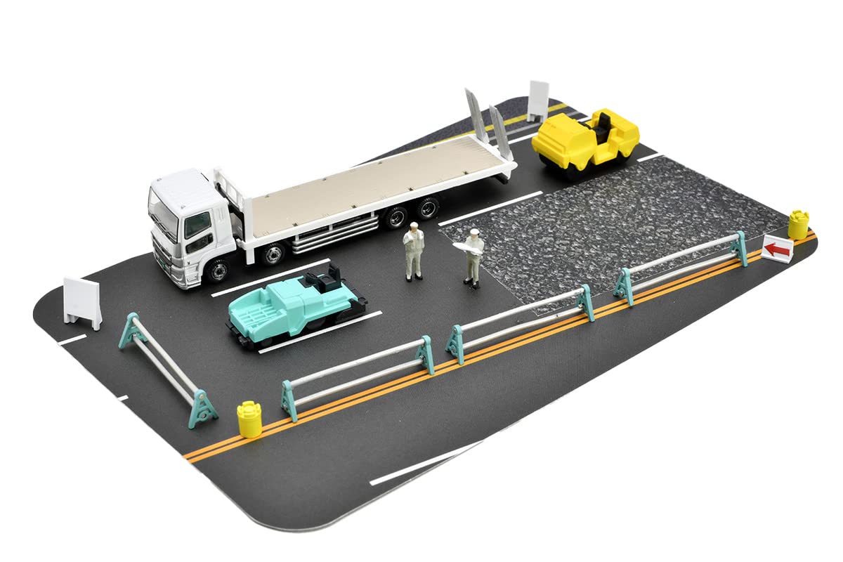 Tomytec Japan Truck Collection Trakore Road Construction Site Set Diorama Supplies- Japan Figure Store - #1 Bring To You The Best Japanese Goods