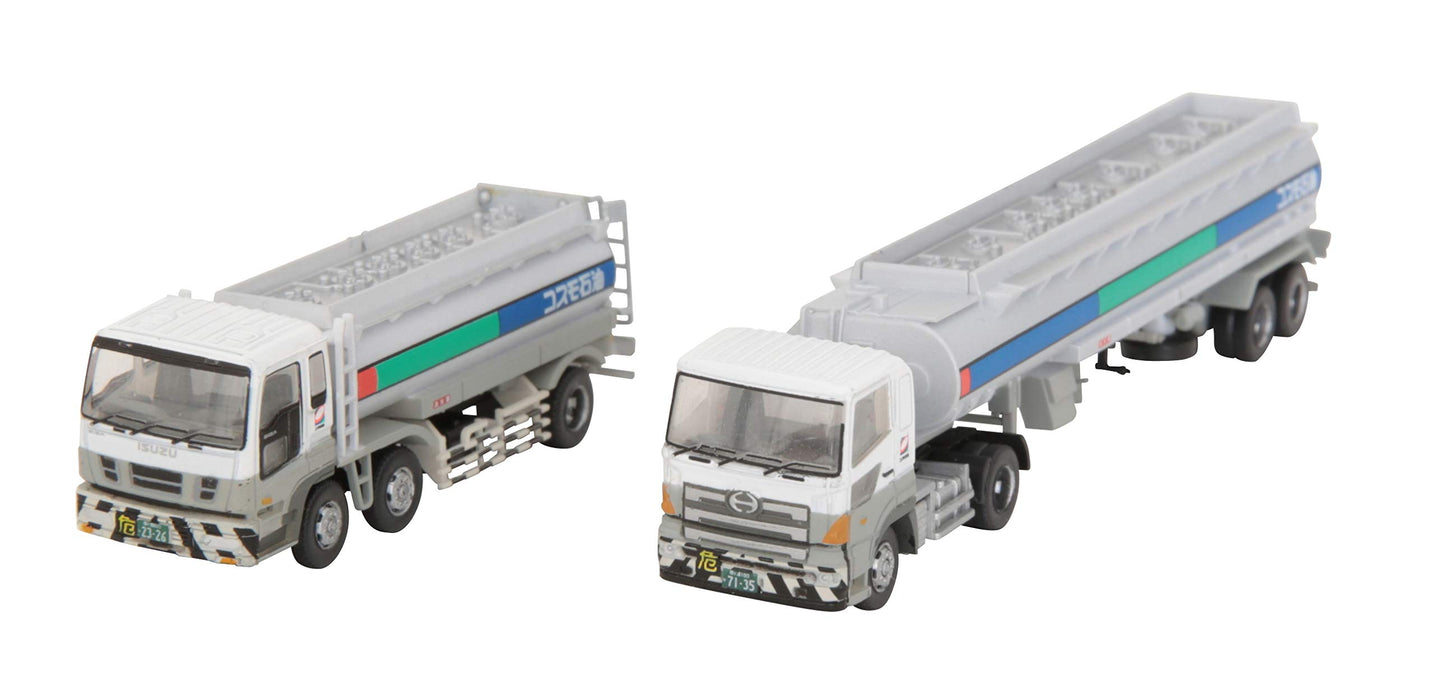 Tomytec Diorama Supplies: Cosmo Oil Tank Truck Set - Limited First Order Collection- Japan Figure Store - #1 Bring To You The Best Japanese Goods