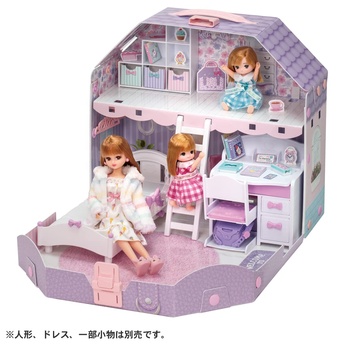 TAKARA TOMY Licca Doll Dreaming Licca-Chan'S Room With A Loft- Japan Figure Store - #1 Bring To You The Best Japanese Goods