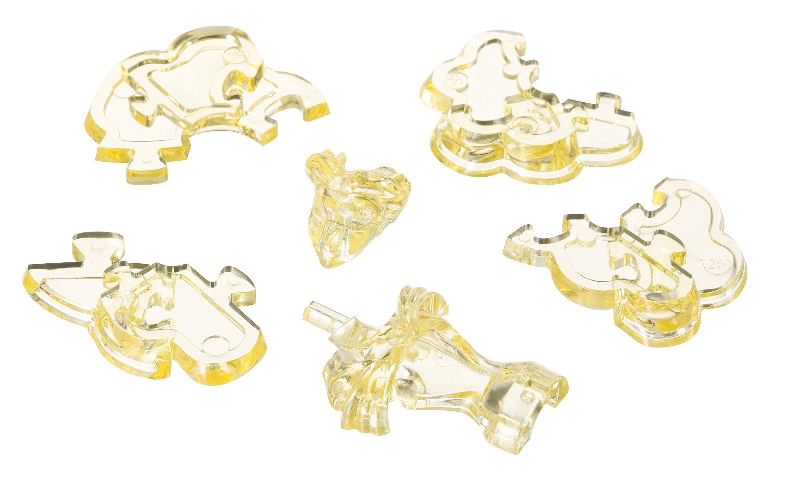 Hanayama Crystal Gallery 3D Puzzle Disney Beauty And The Beast Belle 41 Pieces Japanese 3D Puzzle Figure- Japan Figure Store - #1 Bring To You The Best Japanese Goods