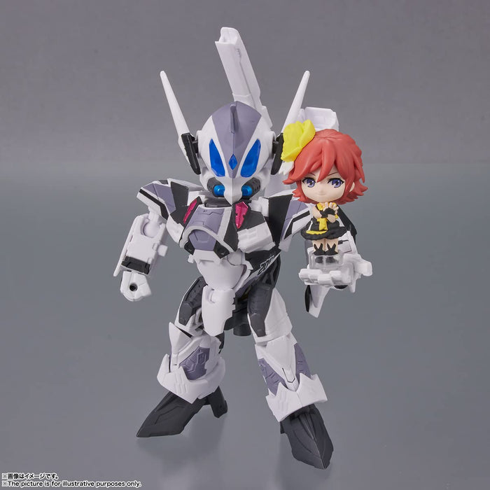 Tiny Session Macross Delta Vf-31F Siegfried (Messer Ierefelt Machine) With Kaname Buccaneer About 100Mm Pvc Abs Painted Movable Figure- Japan Figure Store - #1 Bring To You The Best Japanese Goods