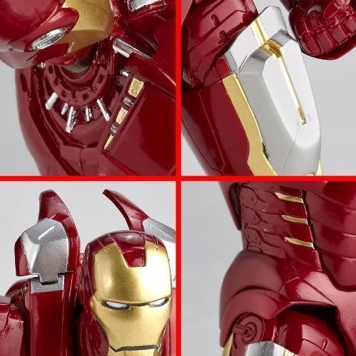Tokusatsu Revoltech No.042 The Avengers Iron Man Mark Vii Figure Kaiyodo- Japan Figure Store - #1 Bring To You The Best Japanese Goods