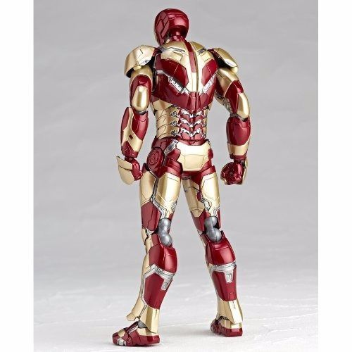 Tokusatsu Revoltech No.049 Iron Man 3 Iron Man Mark Xlii Figure Kaiyodo Japan- Japan Figure Store - #1 Bring To You The Best Japanese Goods