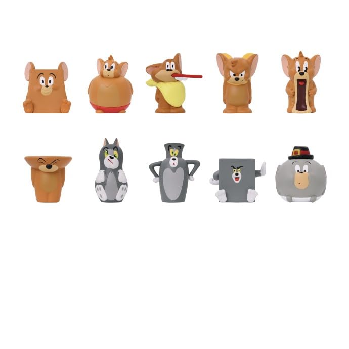 Tom And Jerry 10pc Soft Vinyl Puppet Mascot Ensky- Japan Figure Store - #1 Bring To You The Best Japanese Goods