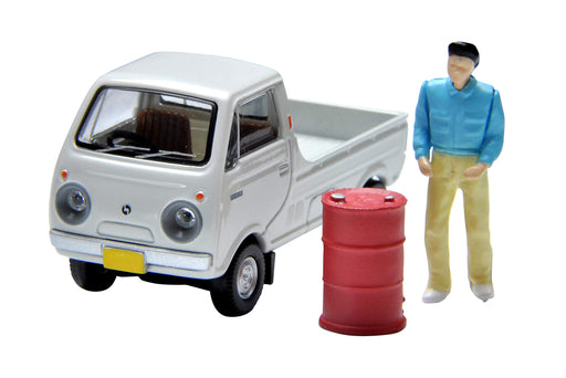 Tomytec Mazda Porter Cab Lv-185B Vintage 76 Year Model 1/64 Scale White- Japan Figure Store - #1 Bring To You The Best Japanese Goods