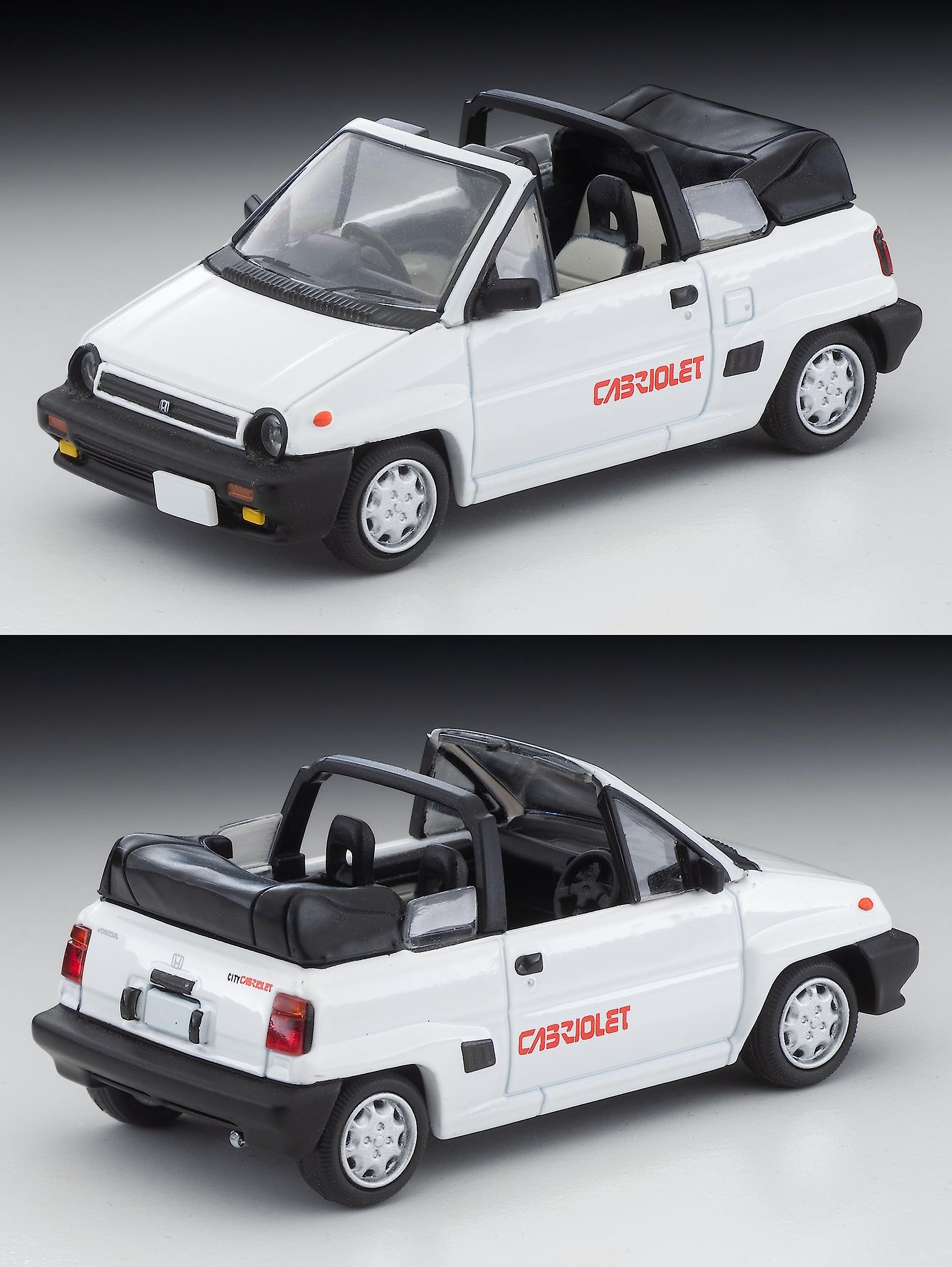 Tomytec Tomica Limited Vintage Neo 1/64 White Honda City Cabriolet From '84 - Finished Product- Japan Figure Store - #1 Bring To You The Best Japanese Goods